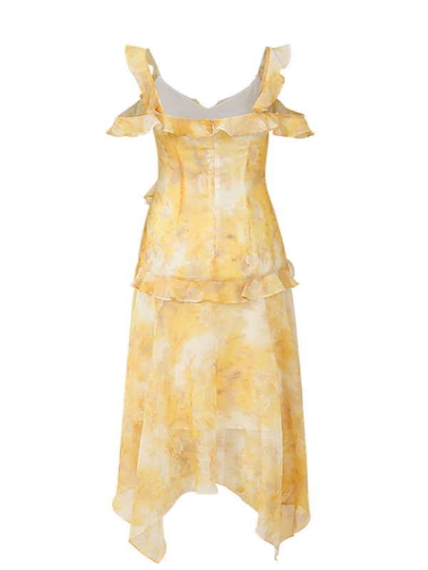 Sunshine Blossom Frill Dress