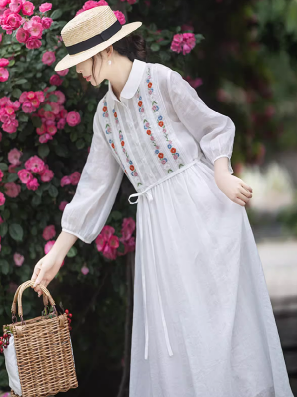 Blooming Garden Embroidered Dress