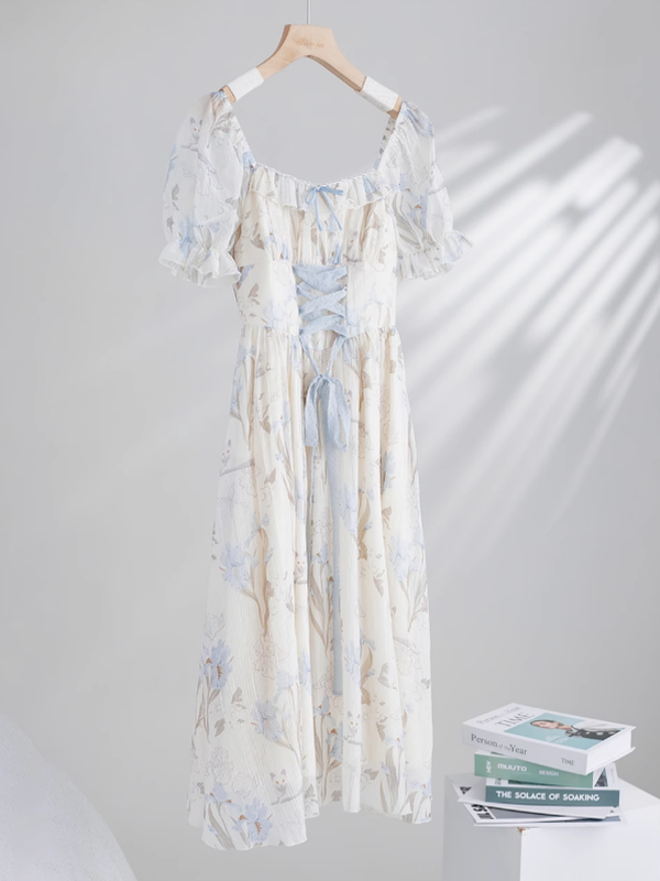 Sky Blossom Elegance Dress