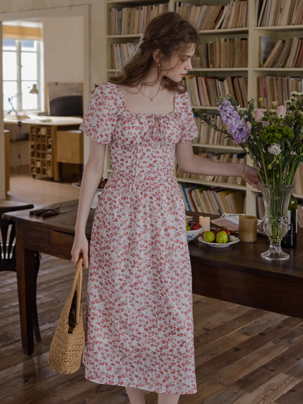 Sweet Pink Cherry Dream Dress