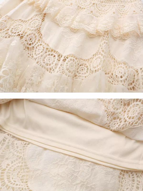 Victorian Grace Lace Long Skirt