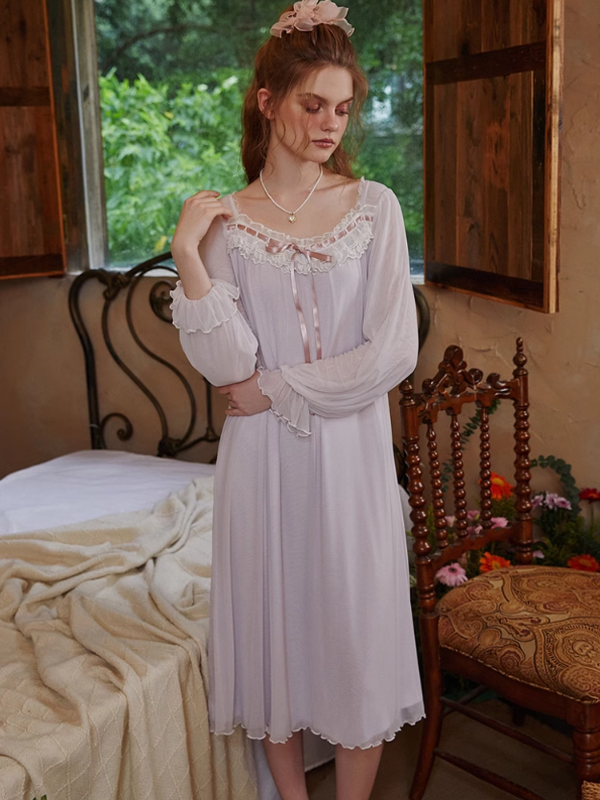 Frill Lace Princess Nightgown