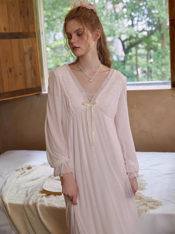 Lace Garden Fantasy Nightgown