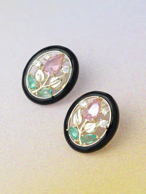 Vintage Tulip Earrings