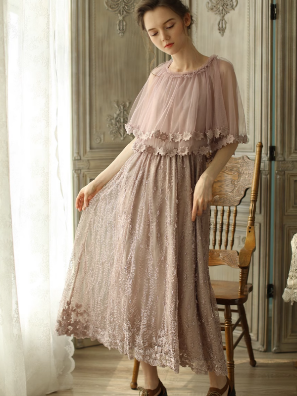 Serene Pink Elegance Dress