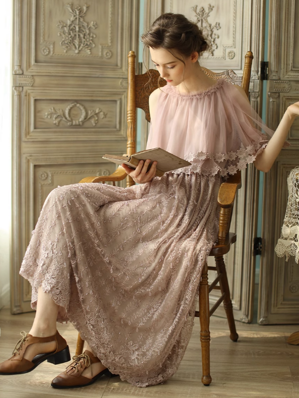 Serene Pink Elegance Dress