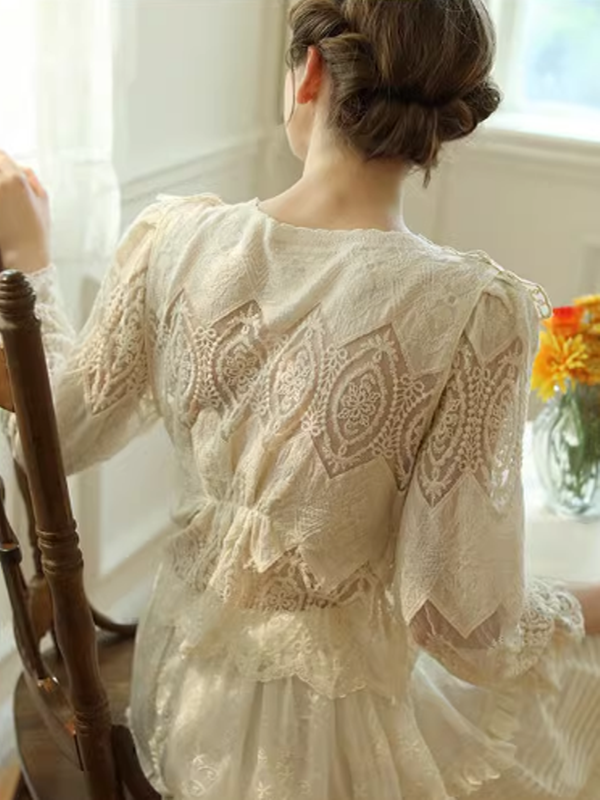 Forest Muse Embroidered Blouse