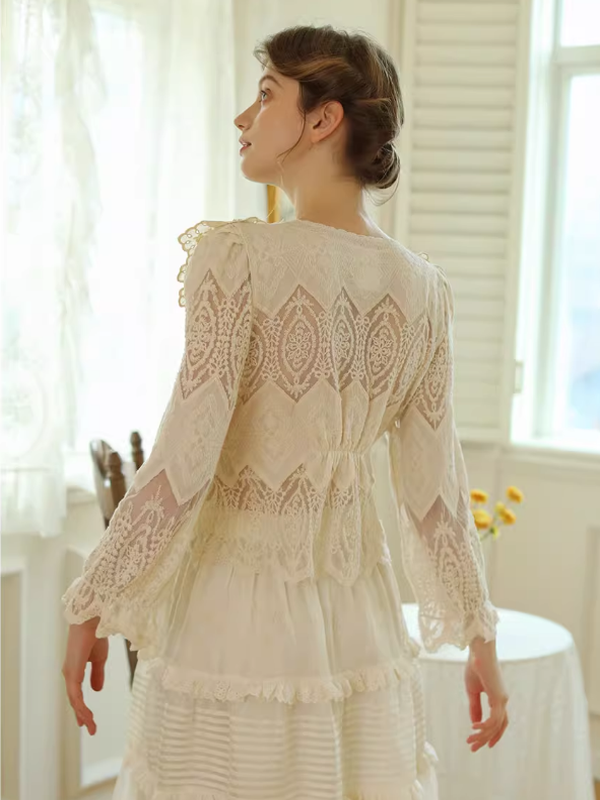 Forest Muse Embroidered Blouse