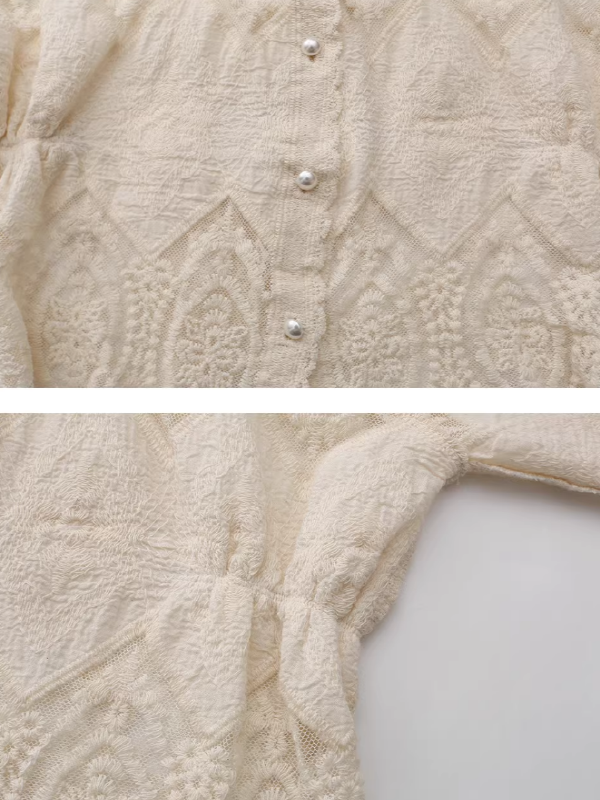 Forest Muse Embroidered Blouse