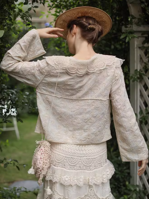 Nature's Embrace Beige Blouse