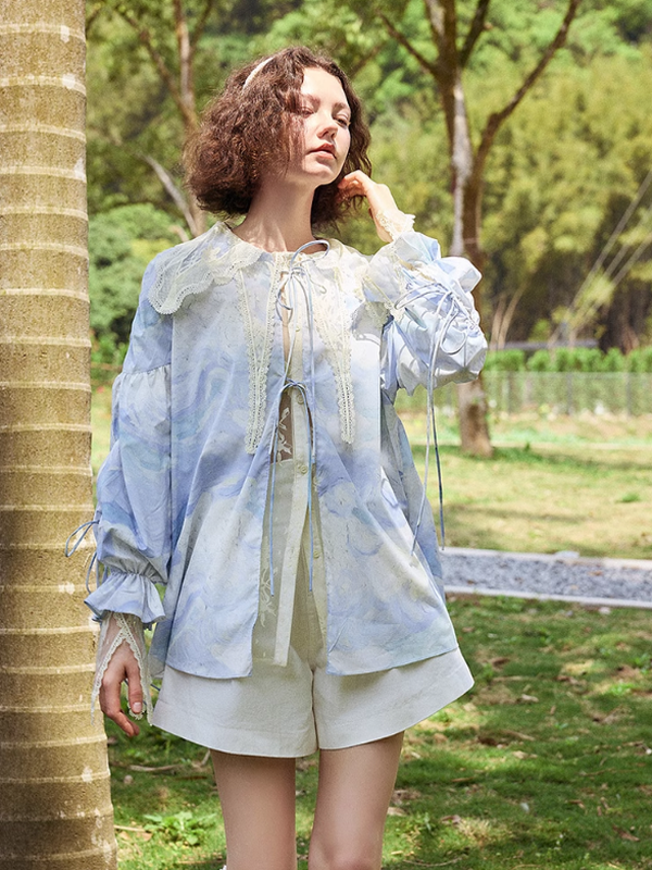 Gentle Breeze Blue Blouse