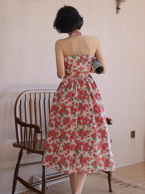 Floral Dream Halter Dress