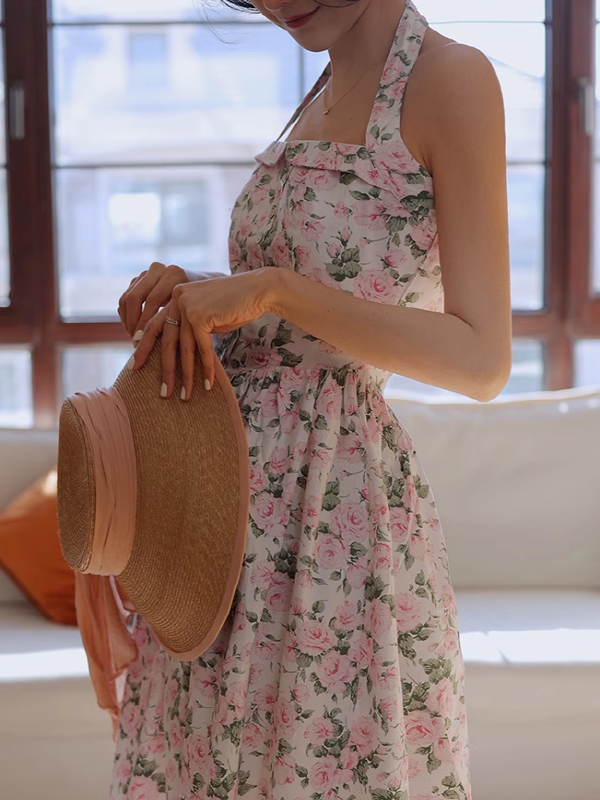 Floral Dream Halter Dress