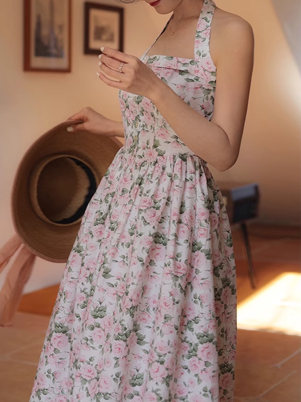 Floral Dream Halter Dress