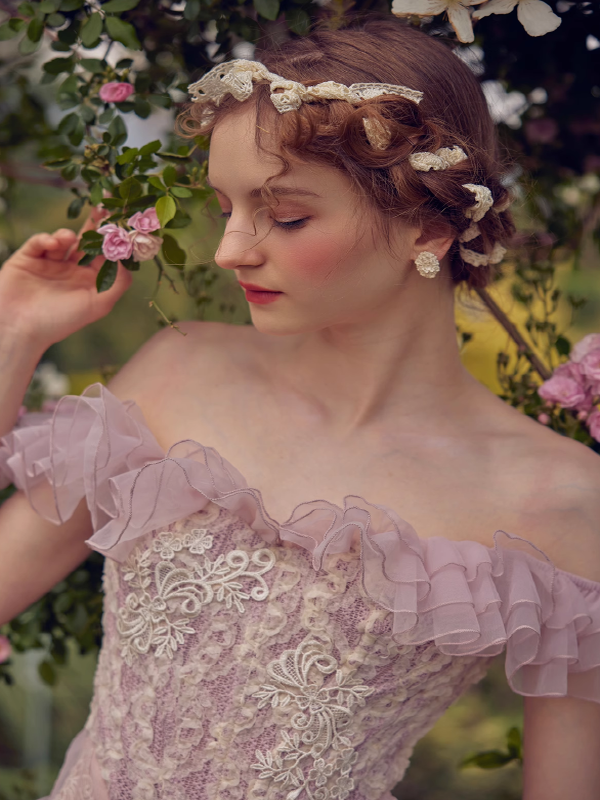 Ethereal Floral Enchantment Dress