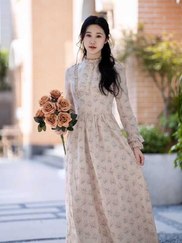 Springtime Serenade Floral Dress