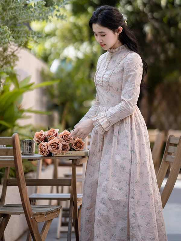 Springtime Serenade Floral Dress