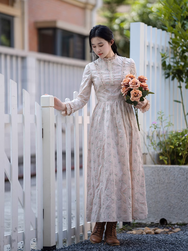 Springtime Serenade Floral Dress