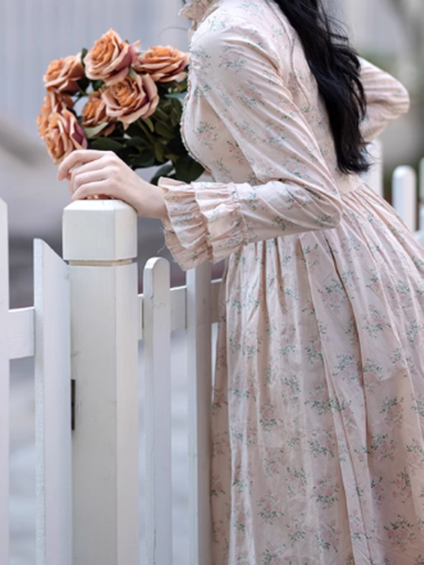 Springtime Serenade Floral Dress