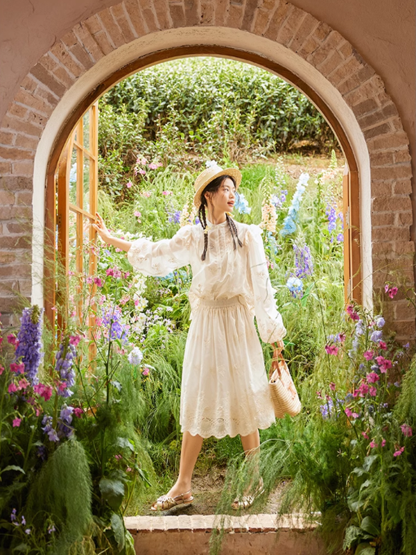 Secret Garden Embroidered Blouse