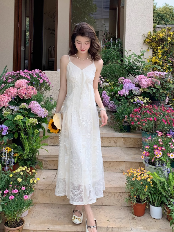 Ella's Ivory Whisper Dress