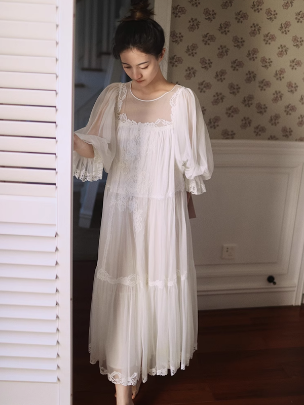 Nora's Vintage Elegance Nightwear