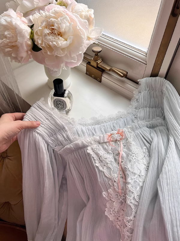 Evelyn's Ethereal Sky Nightgown