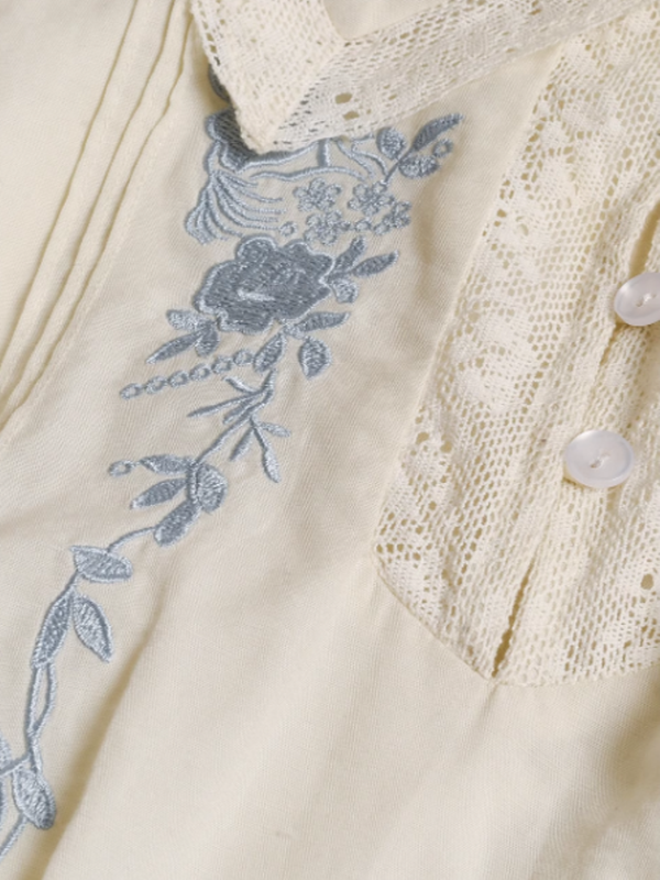 Isabelle's Vintage Rose Blouse