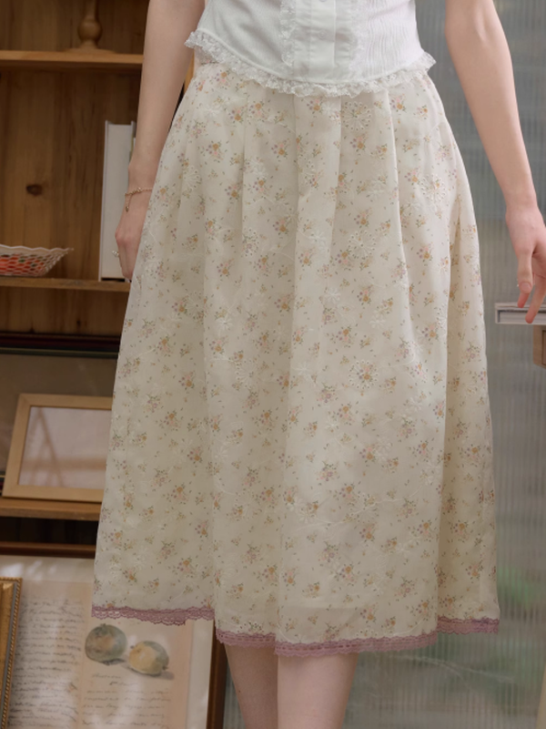 Lily's Summer Garden Skirt