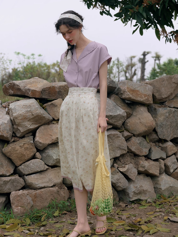 Lily's Summer Garden Skirt