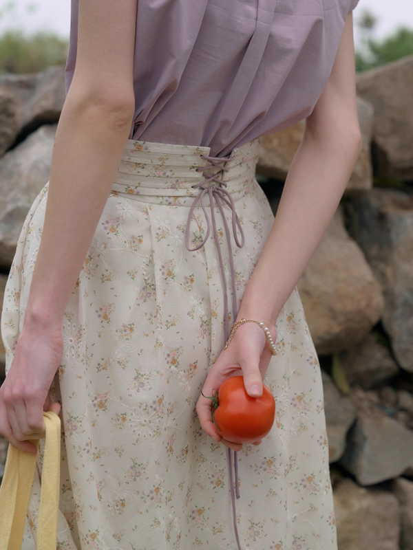 Lily's Summer Garden Skirt