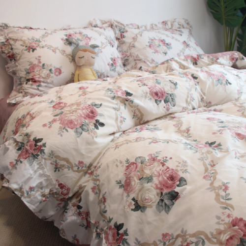 Palace Princess Floral Bedding Set