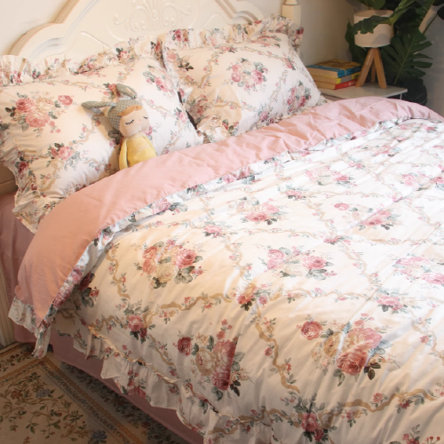 Palace Princess Floral Bedding Set