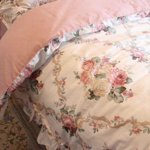 Palace Princess Floral Bedding Set