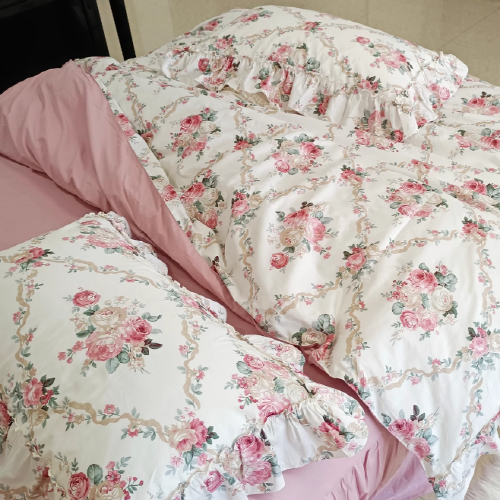 Palace Princess Floral Bedding Set