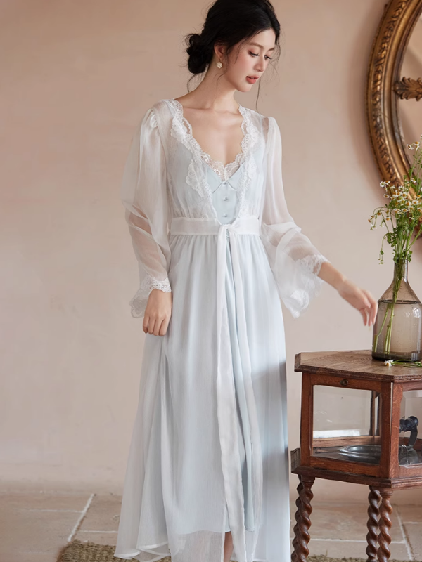 Celestial Dream Slip Dress & Gown Set