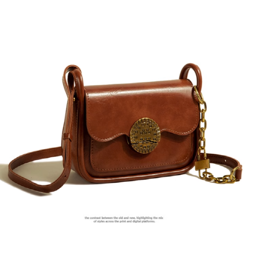 Vintage Magnetic Buckle Crossbody