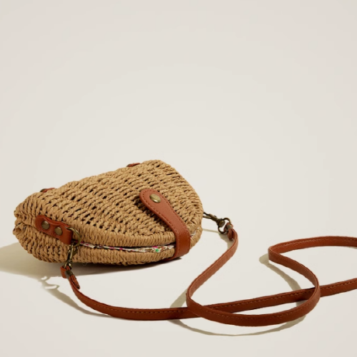 Summer Straw Woven Small Crossbody