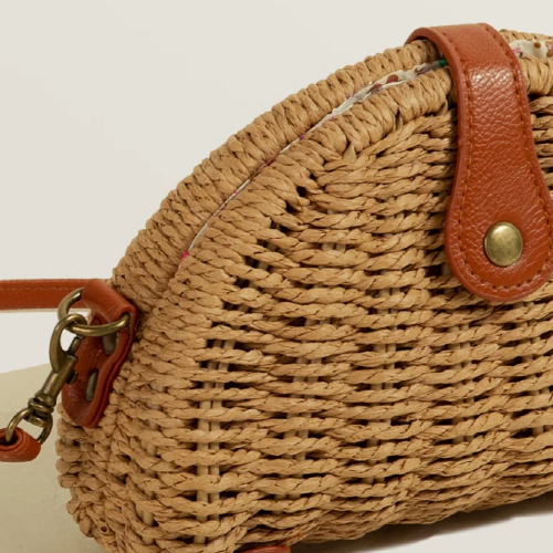 Summer Straw Woven Small Crossbody