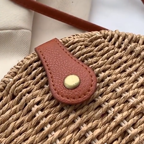 Summer Straw Woven Small Crossbody