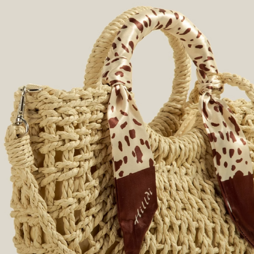 Straw Woven Casual Shoulder Bag