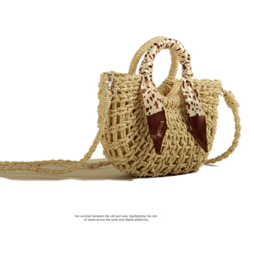 Straw Woven Casual Shoulder Bag