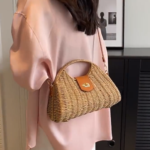 Straw Woven Small Handbag Shoulder Bag