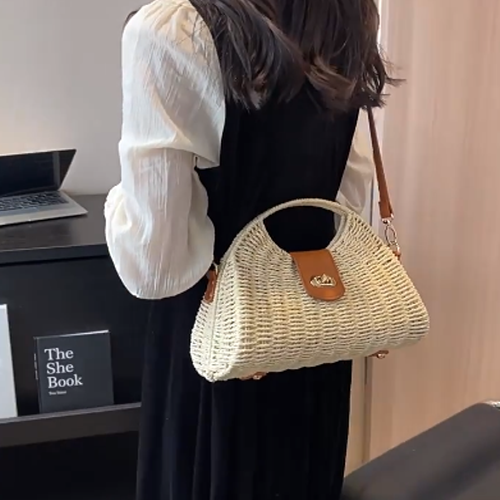 Straw Woven Small Handbag Shoulder Bag