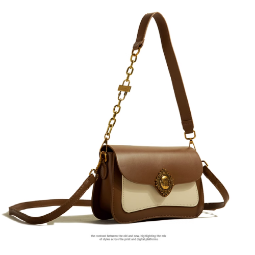 Vintage Style Gold Chain Crossbody