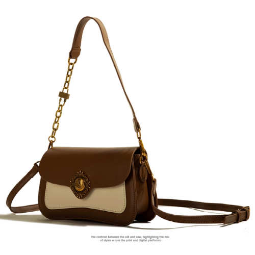 Vintage Style Gold Chain Crossbody