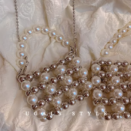 Vintage Pearl Fairy Mini Bag