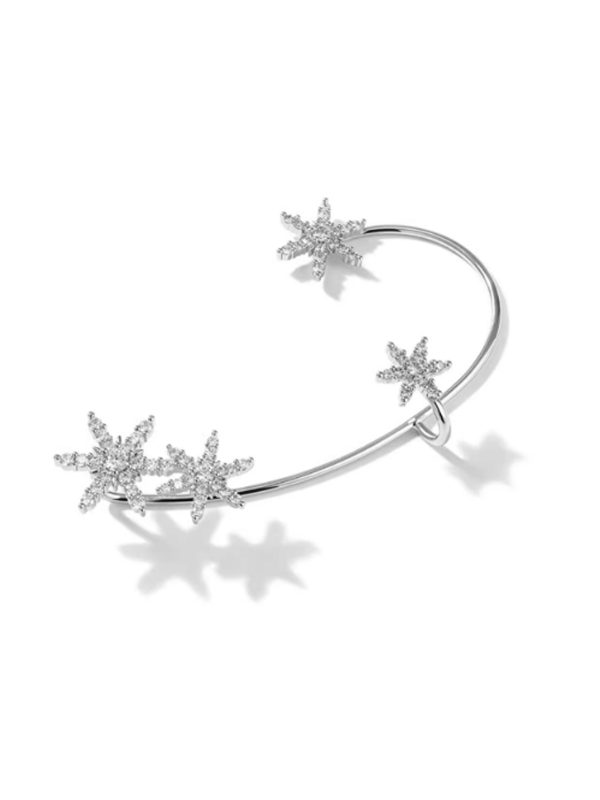 Forest Fairy Snowflake Ear Cuffs