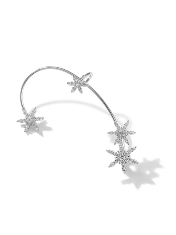 Forest Fairy Snowflake Ear Cuffs