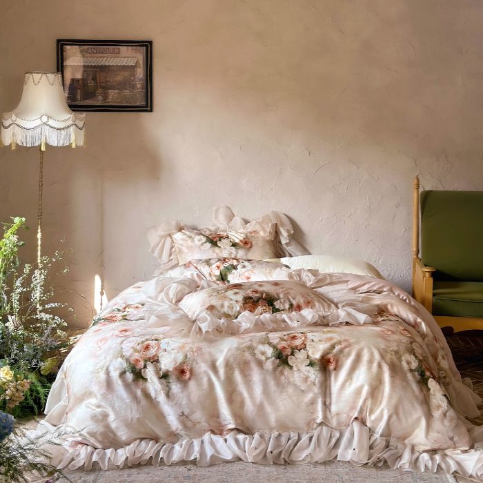 Romantic Vintage Floral Bedding Set